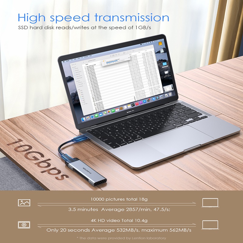 مبدل USB C به C9Elite NVMe M.2 SSD — تصویر ۸