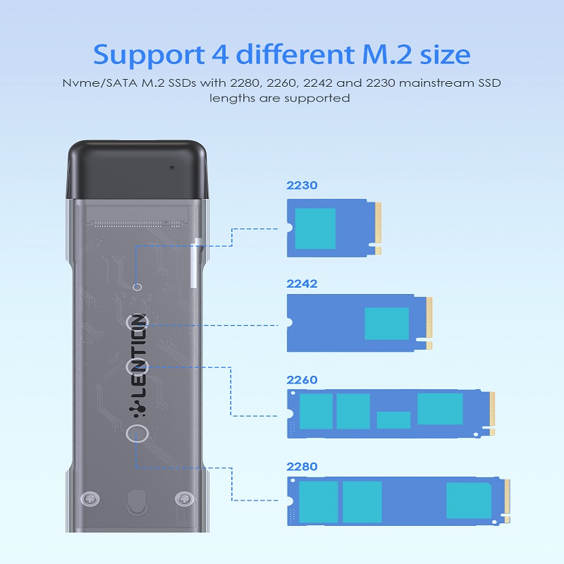 مبدل USB C به C9Elite NVMe M.2 SSD — تصویر ۳
