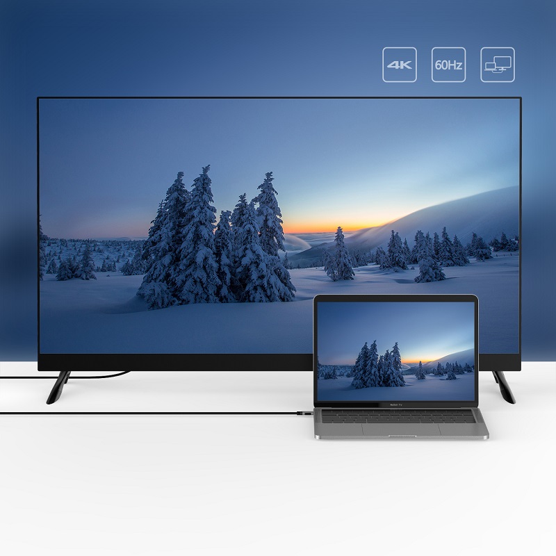 کابل تبدیل USBC به HDMI طول 1.8متر CU707 — تصویر ۶