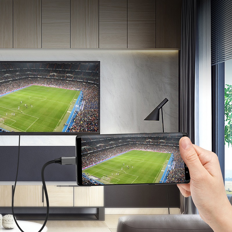 کابل تبدیل USBC به HDMI طول 1.8متر CU707 — تصویر ۸