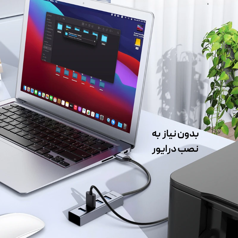 هاب 4 پورت H22s USB A — تصویر ۸