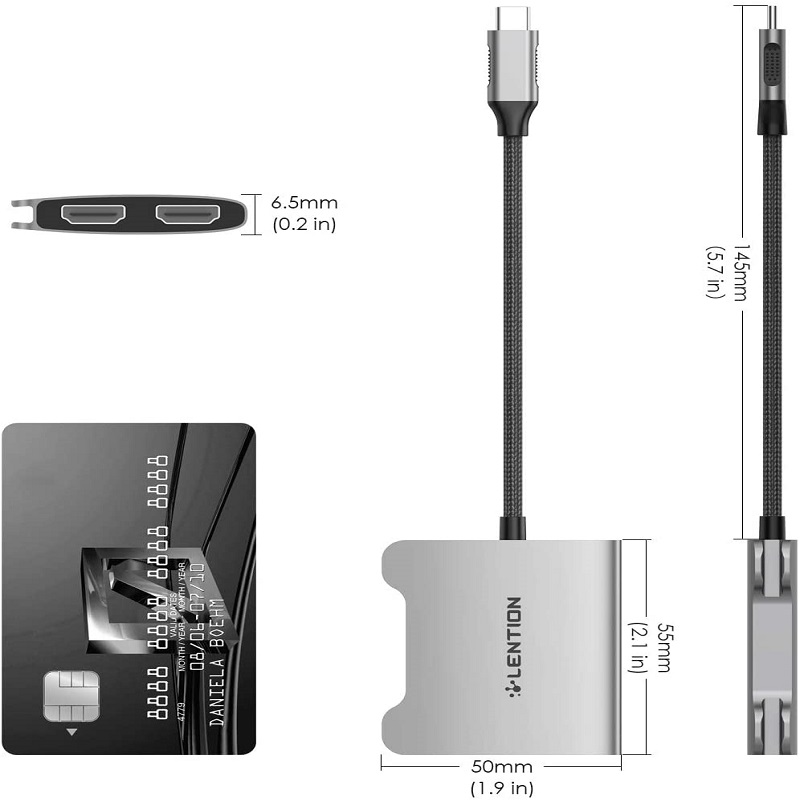 هاب 5 پورت CE31 USB C — تصویر ۵