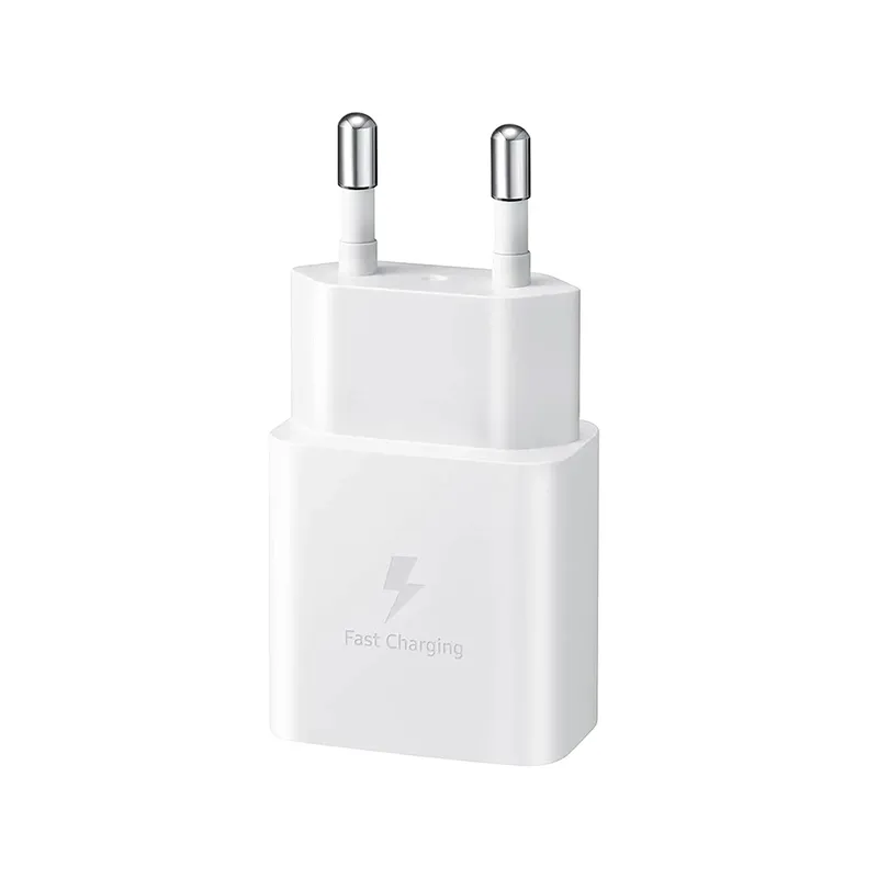 شارژر دیواری سامسونگ فست 15 وات اصلی مدل EP-T1510NWEGAE – سفید