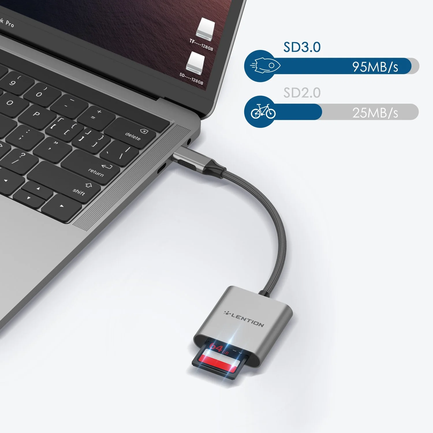 مبدل USB C به C8 SD/MicroSD — تصویر ۴