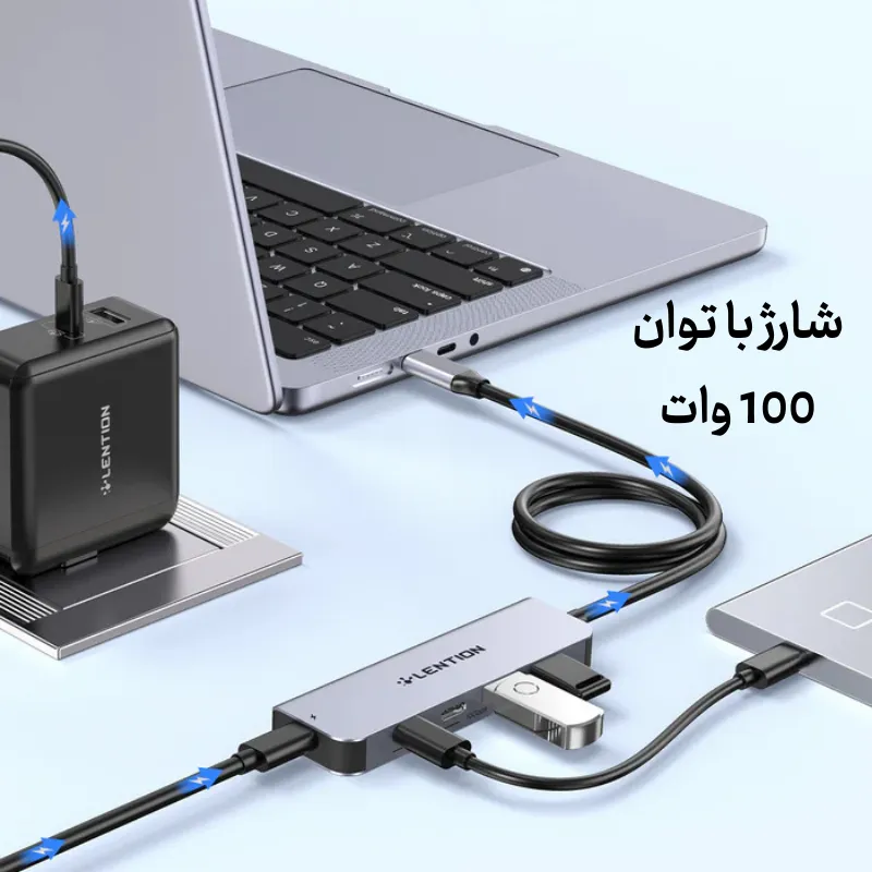 هاب 5 پورت CE31s USB C — تصویر ۷
