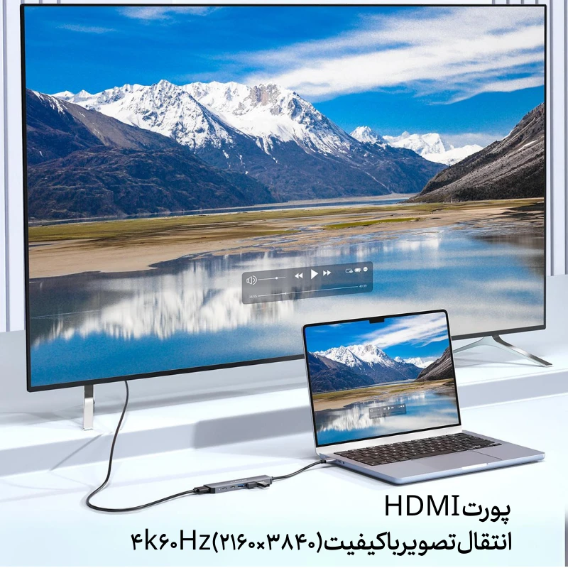 هاب 6 پورت CE35p USB-C — تصویر ۵