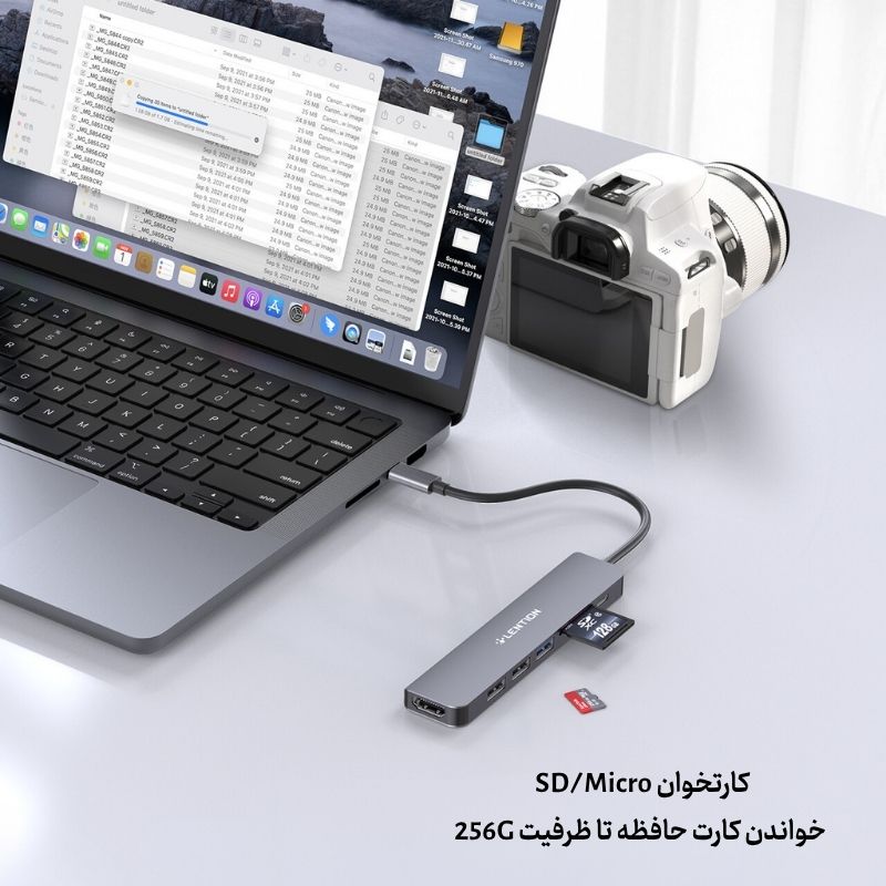 هاب 7 پورت CE18p USB C — تصویر ۸