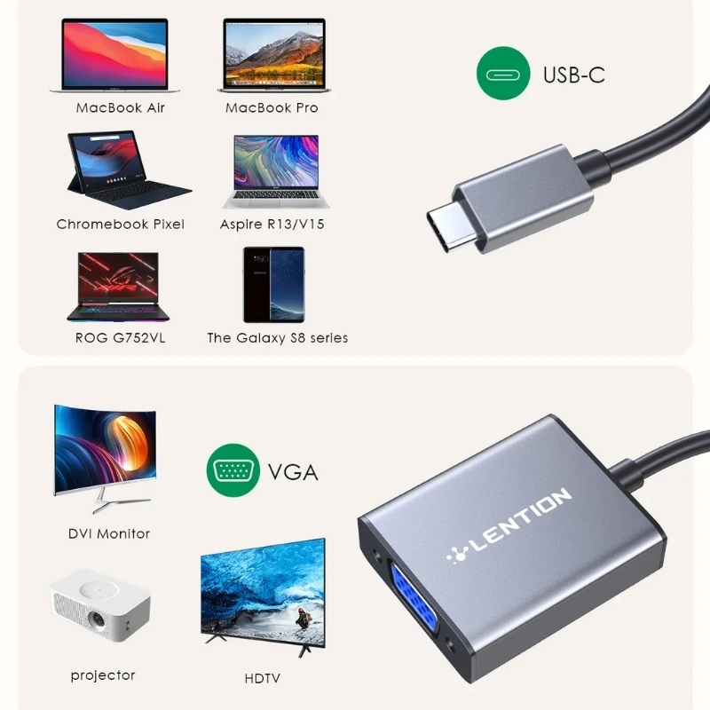 مبدل type-c به vga — تصویر ۴