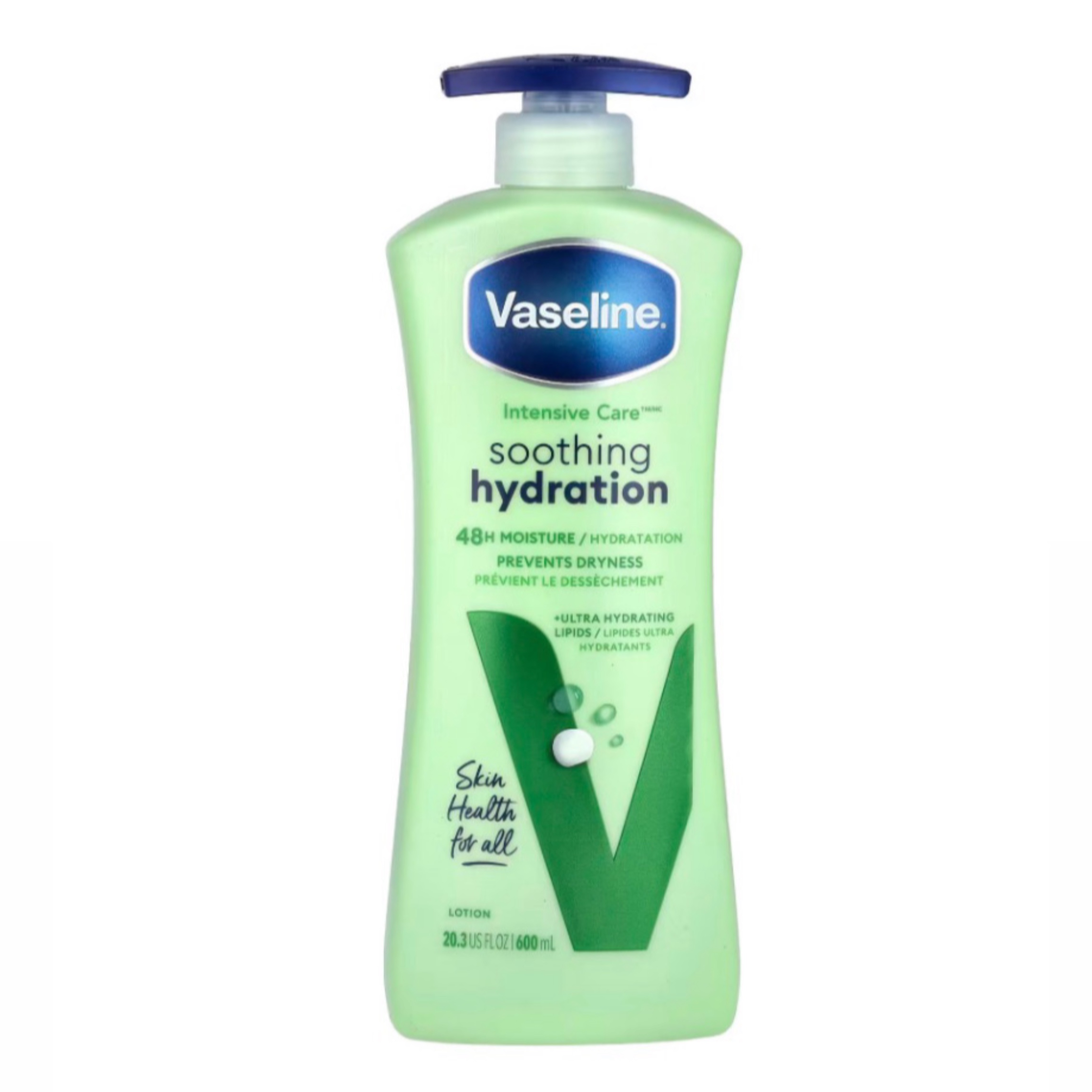 لوسیون بدن وازلین مدل Soothing Hydration آبرسان و تسکیندهنده 600 میلیلیتر