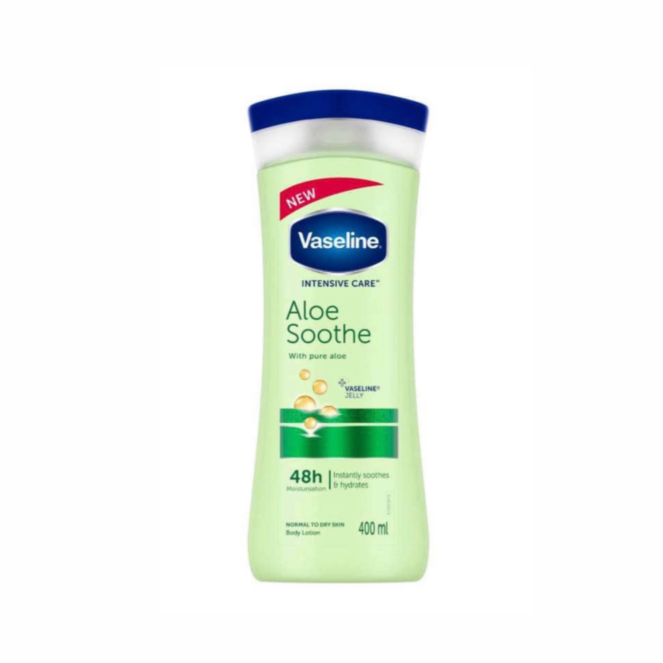 لوسیون بدن وازلین مدل Aloe Soothe حاوی آلوئه‌ورا 400 میلی‌لیتر