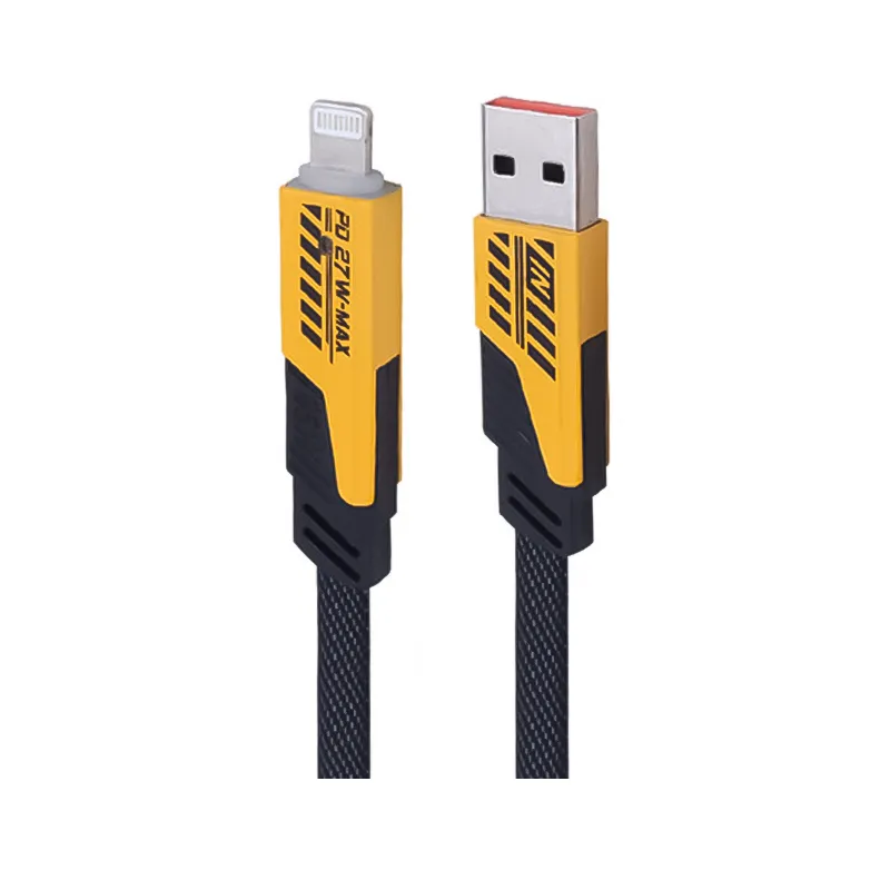 کابل شارژ چند کاره تایپ سی، لایتنینگ و USB مدل 65W — تصویر ۲