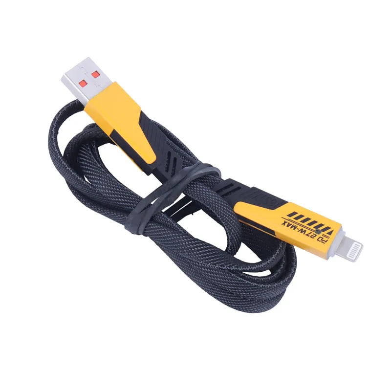 کابل شارژ چند کاره تایپ سی، لایتنینگ و USB مدل 65W — تصویر ۵