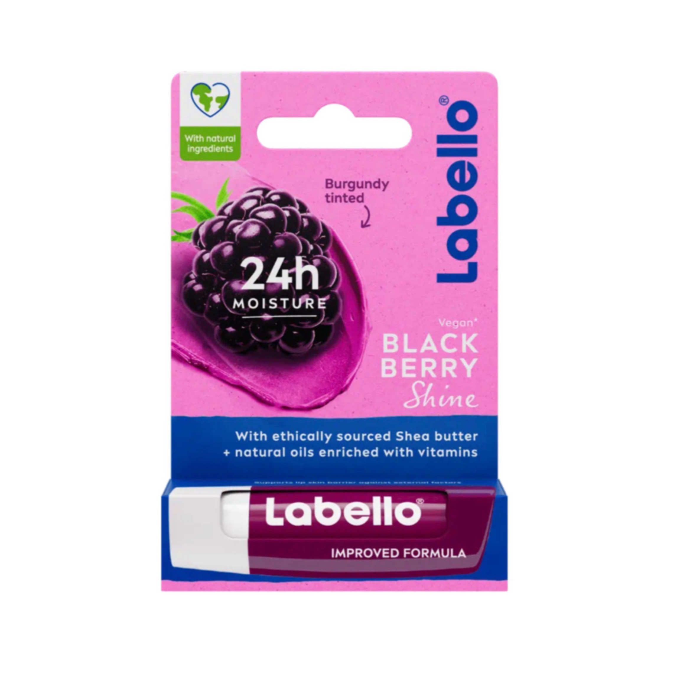 بالم لب لبلو مدل Black Berry Shine
