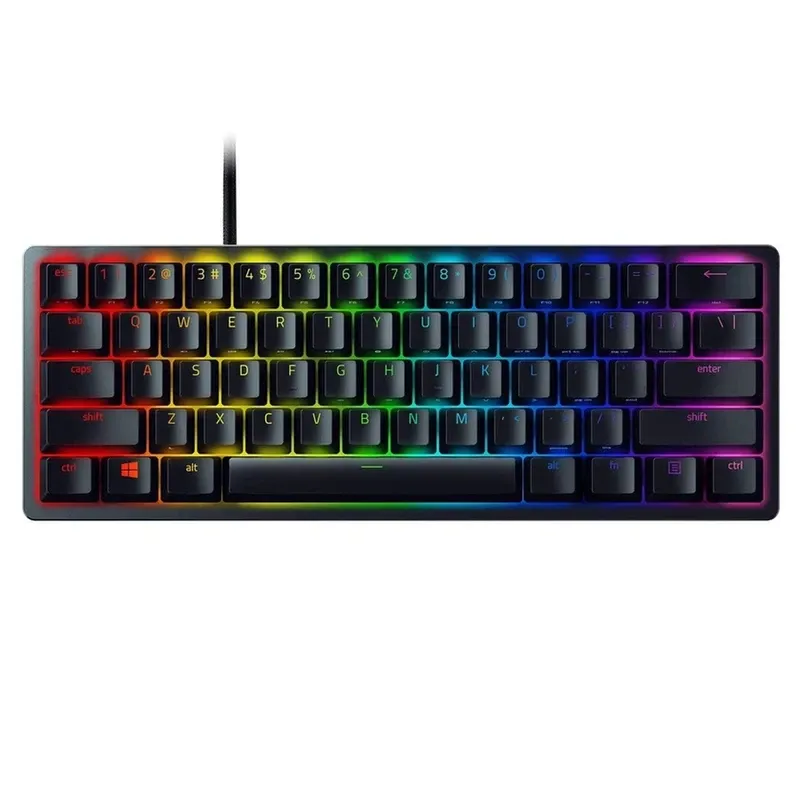 کیبورد مکانیکال گیمینگ ریزر RAZER Huntsman Mini (Purple Switch)