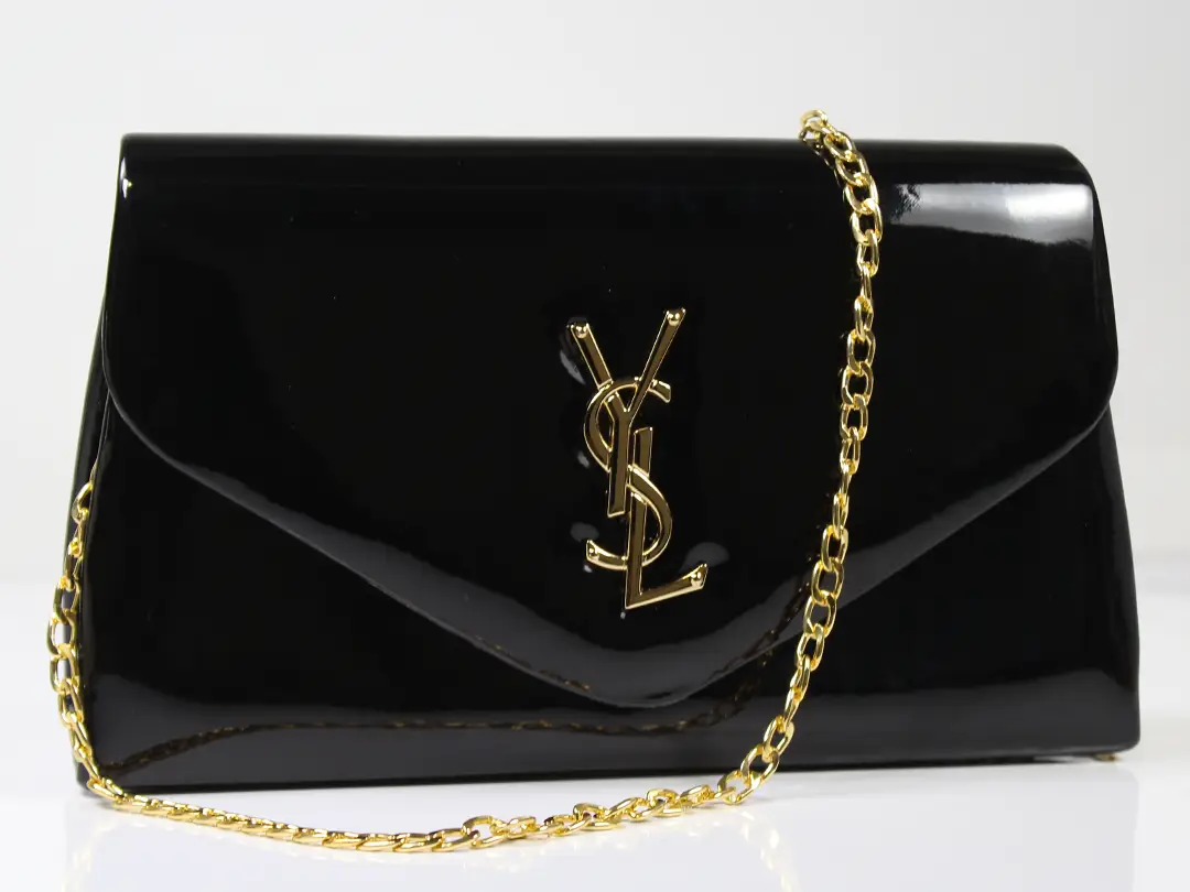 کیف مجلسی زنانه ورنی YSL | ایوسنت لورن — تصویر ۴