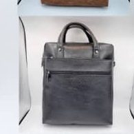 کیف دوشی دستی چرم ARAZBAG مدل هامین — تصویر ۴