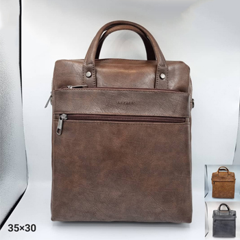 کیف دوشی دستی چرم ARAZBAG مدل هامین — تصویر ۲