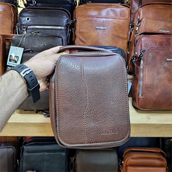 کیف دوشی دستی چرم ARAZBAG مدل رادمهر