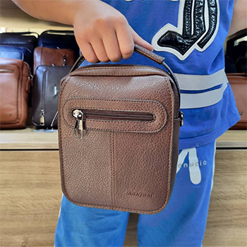 کیف دوشی دستی چرم ARAZBAG مدل آریو