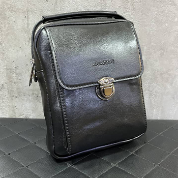 کیف دوشی دستی چرم ARAZBAG مدل داریوش
