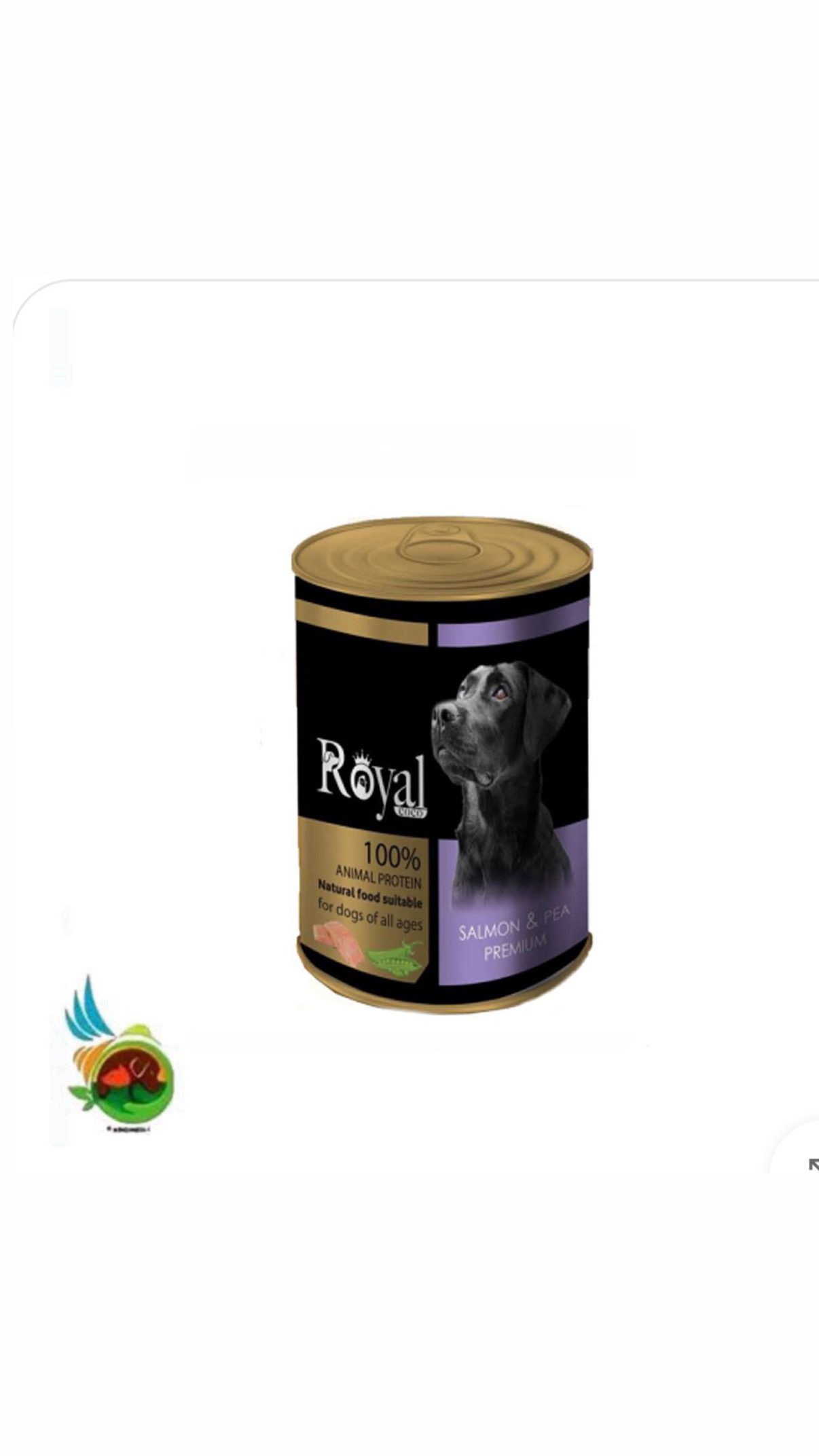 کنسرو پته سگ رویال کوکو طعم سالمون و نخود فرنگی Royal coco for dog with salmon & pea وزن ۳۸۰ گرم — تصویر ۲