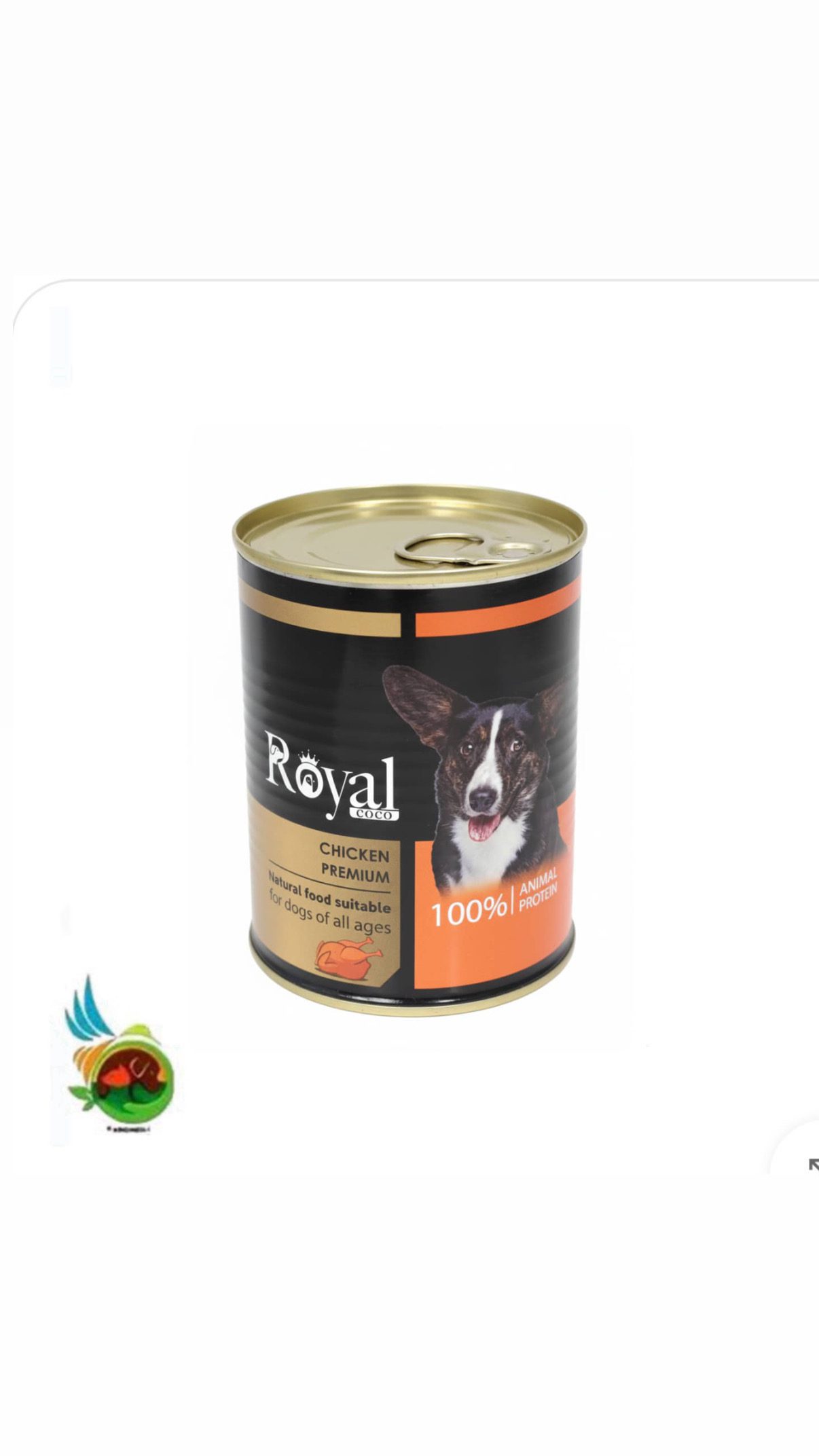 کنسرو پته سگ رویال کوکو طعم مرغ Royal coco for dog with chicken وزن ۳۸۰ گرم