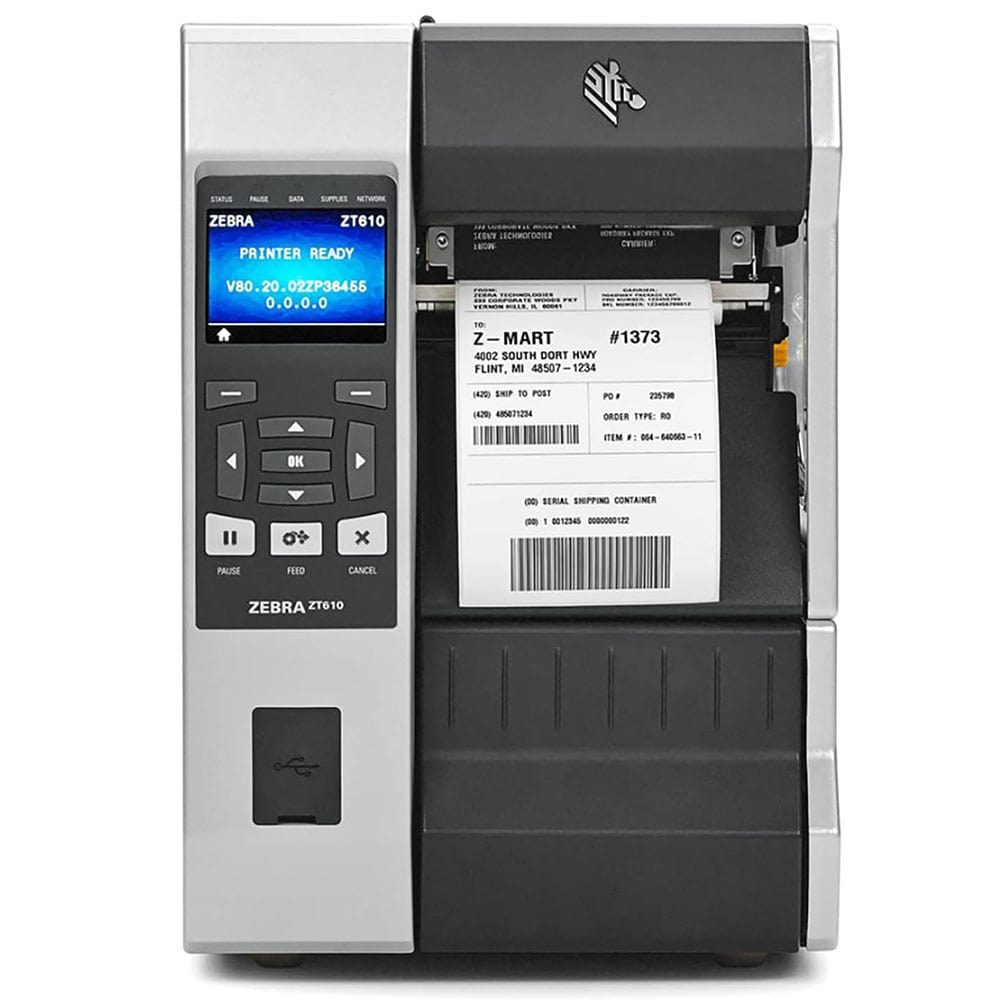 لیبل پرینتر صنعتی زبرا Zebra ZT610 203dpi — تصویر ۲