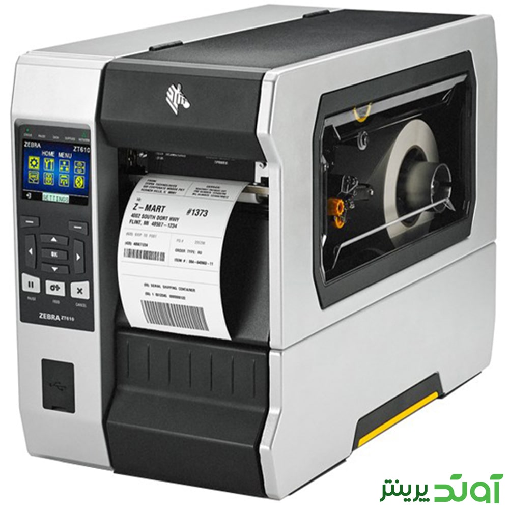 لیبل پرینتر صنعتی زبرا Zebra ZT610 203dpi — تصویر ۵