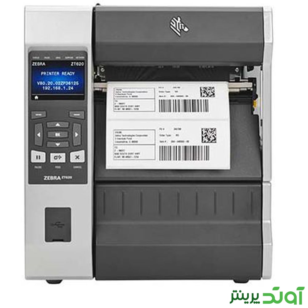 لیبل پرینتر صنعتی زبرا Zebra ZT620 203dpi — تصویر ۴