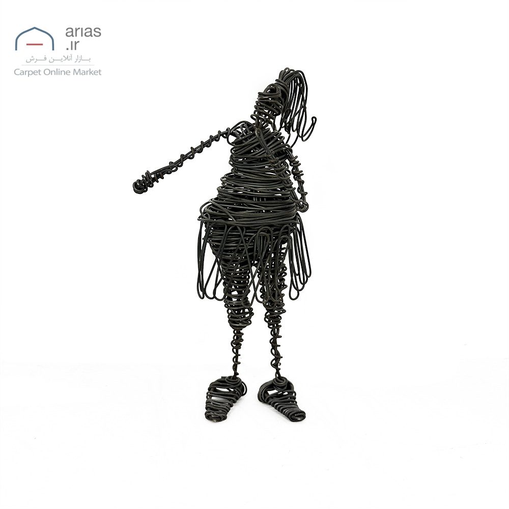مجسمه مفتولی طرح دختر کد A26164