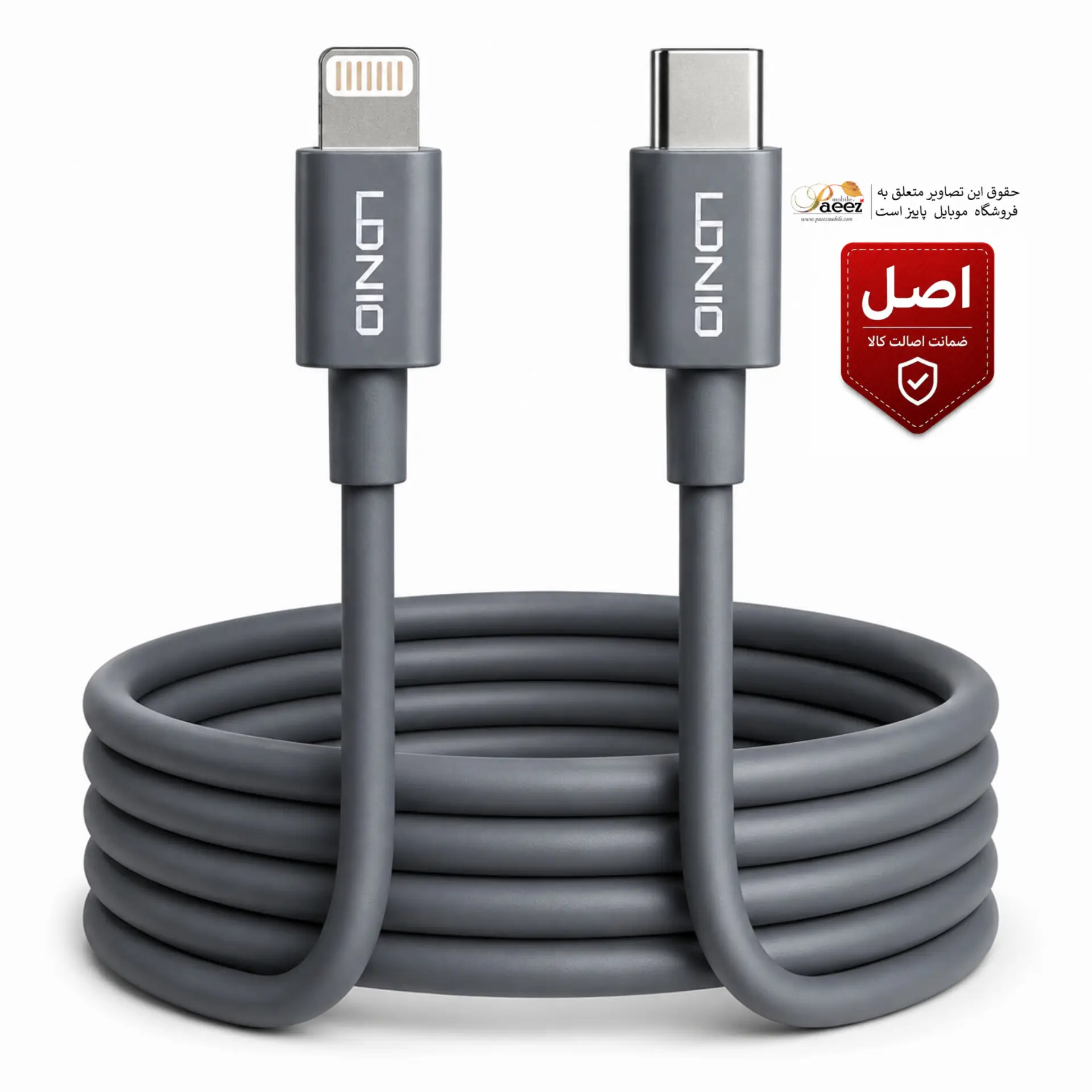 کابل LDNIO MFi-01 USB-C به Lightning | سازگار با اپل – ۱ متر