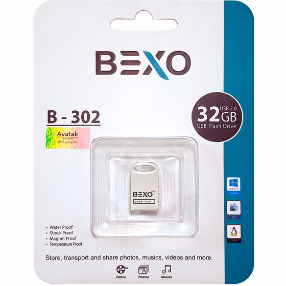 فلش مموری 32 گیگ Bexo مدل B-302