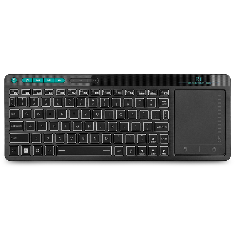 کیبورد بیسیم با تاچ پد RiiTek K18+ Keyboard