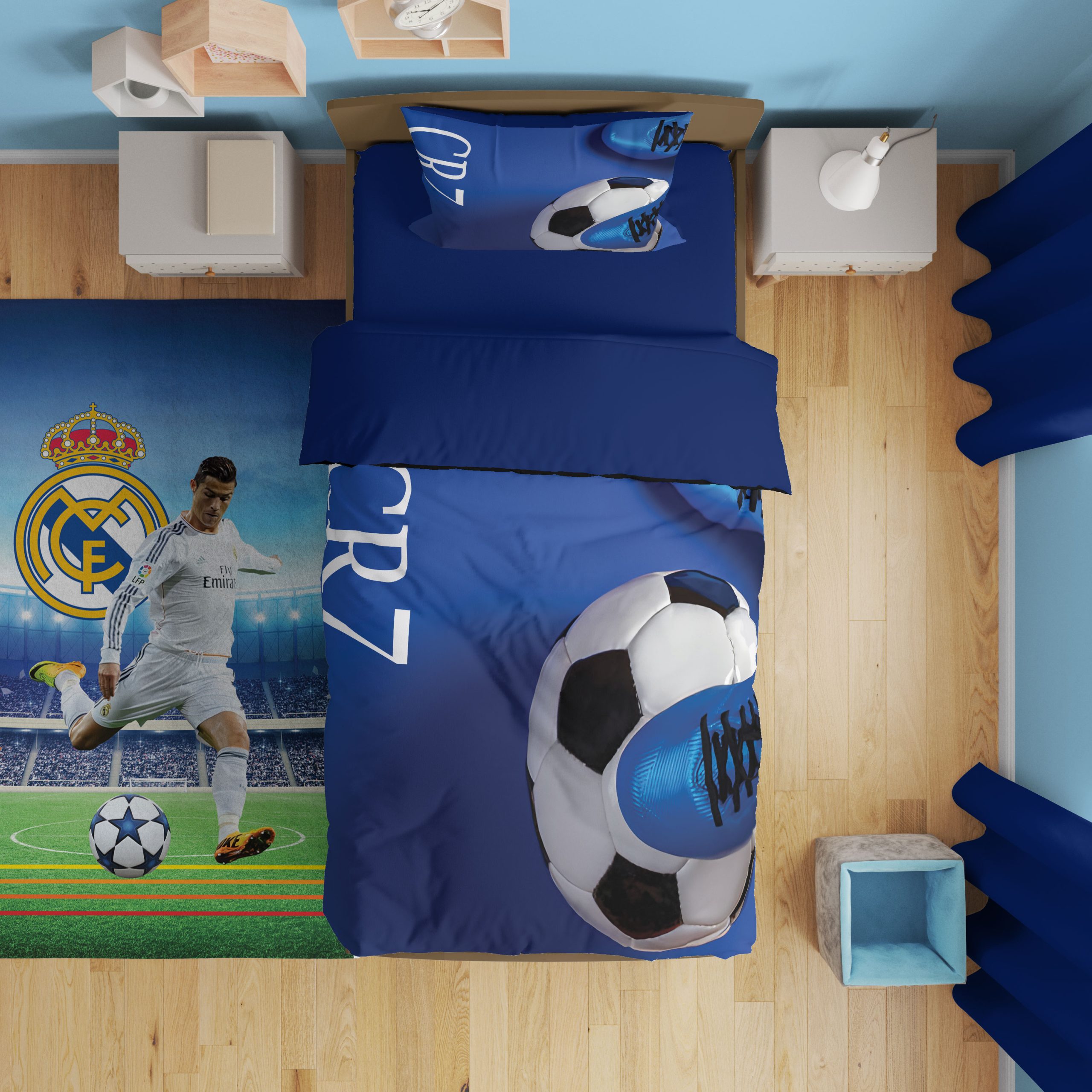 روتختی پسرانه فوتبالی طرح CR7 — تصویر ۲