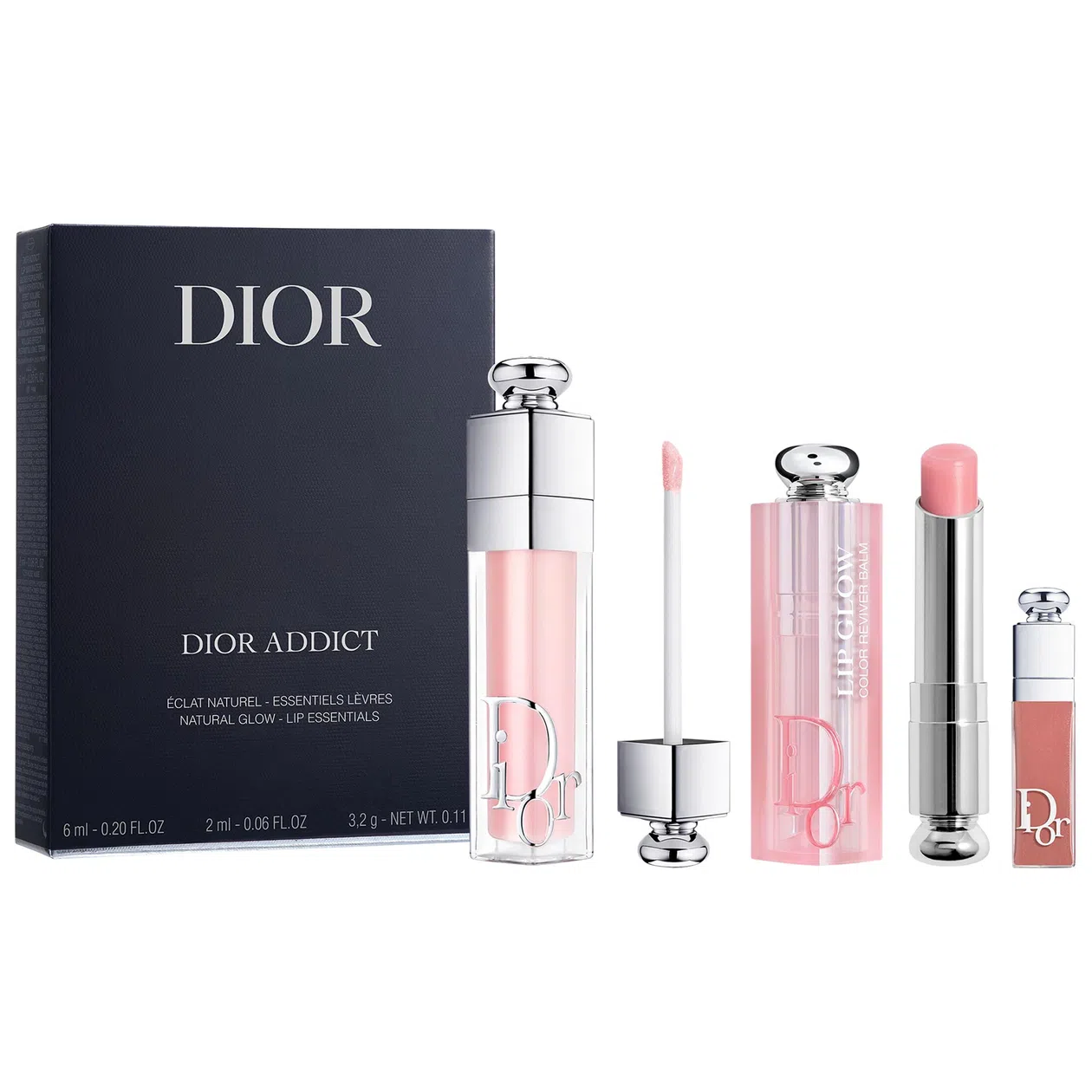 ست بالم لب و برق لب دیور ادیکت (Dior Addict Natural Glow Set) — تصویر ۳