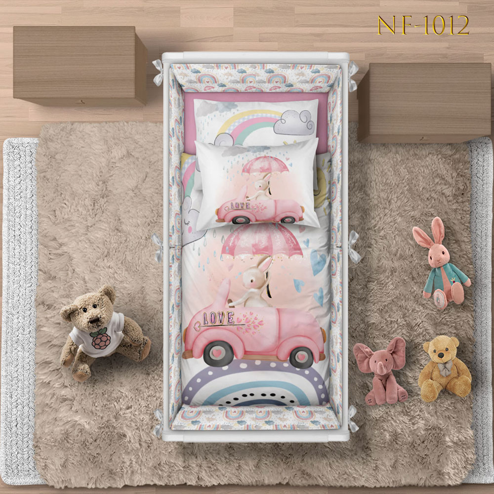 روتختی نوزادی طرح بچه خرگوش بامزه NF-1012 — تصویر ۲