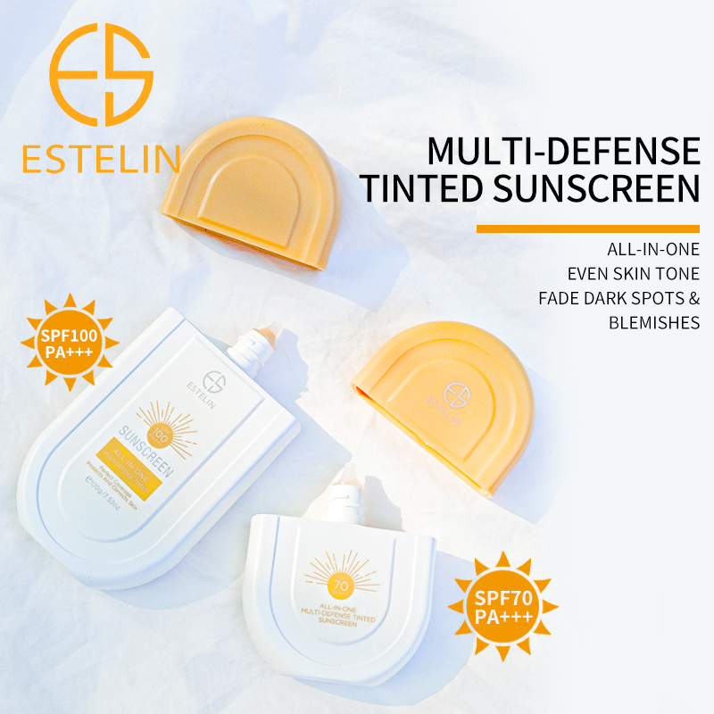 کرم ضد آفتاب رنگی استلین SPF 100 مدل Multi-Defense حجم 100 میل — تصویر ۵
