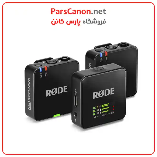 میکروفون رود مدل RODE Wireless GO (Gen 3) 2-Person Compact Digital Wireless Microphone System/Recorder — تصویر ۲