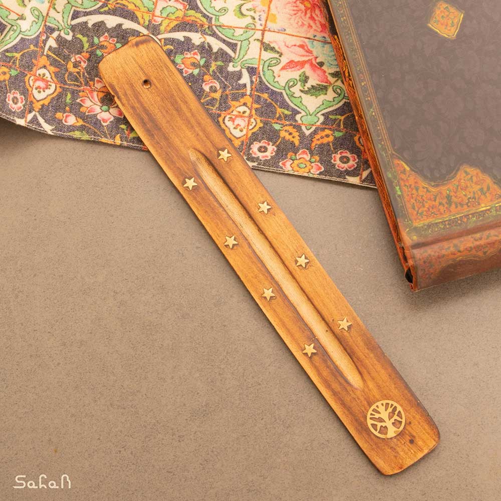 عود سوز چوبی برنجکوب تخت — تصویر ۵