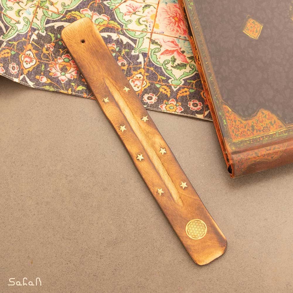عود سوز چوبی برنجکوب تخت — تصویر ۸