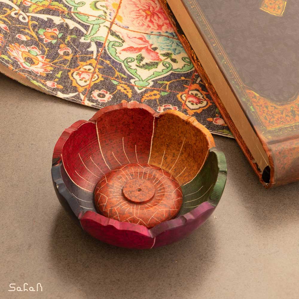 عود سوز سنگی لوتوس — تصویر ۲