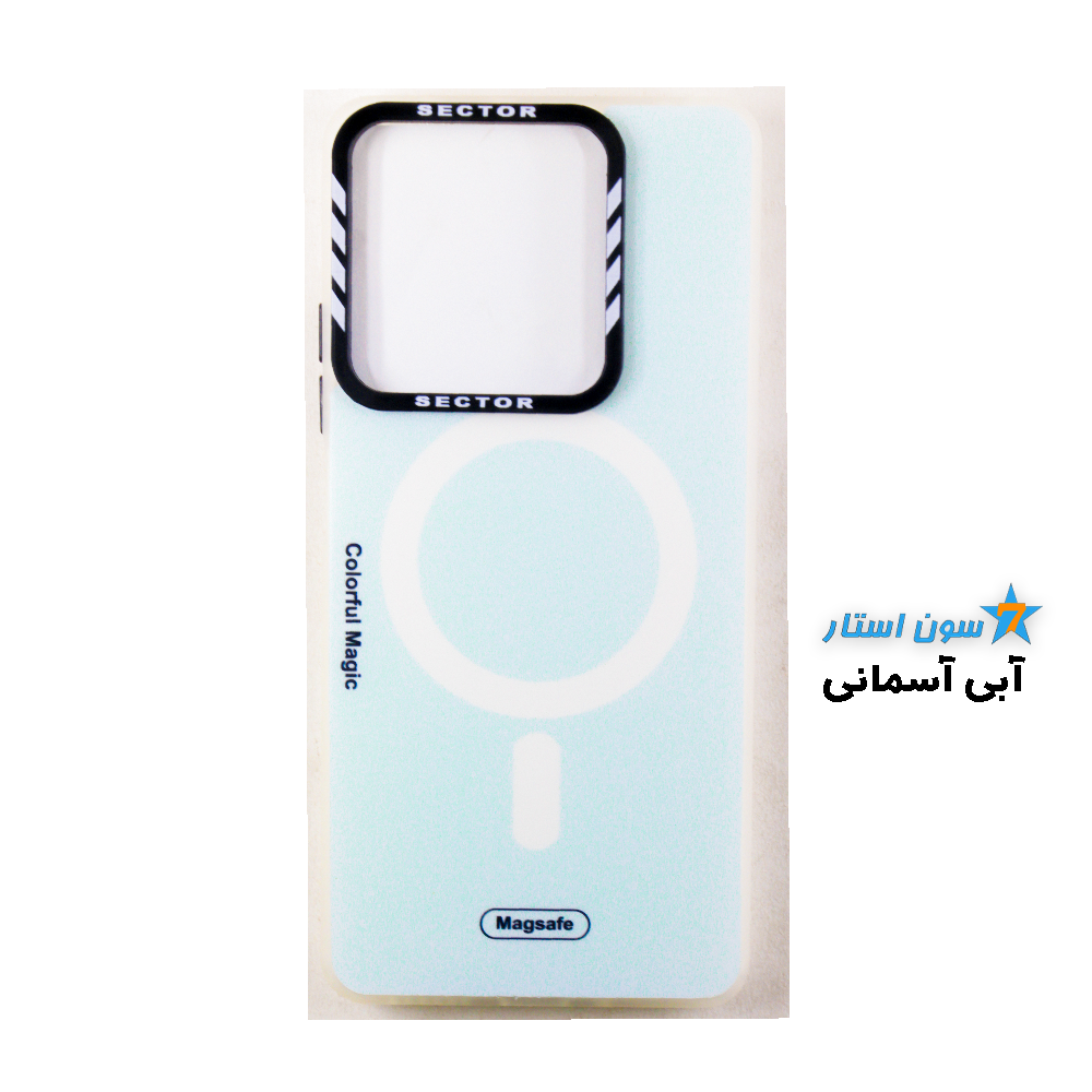 قاب موبایل مجیک ژله ای طرح مگسیف شیائومی Note 13 Pro 5G آبی آسمانی