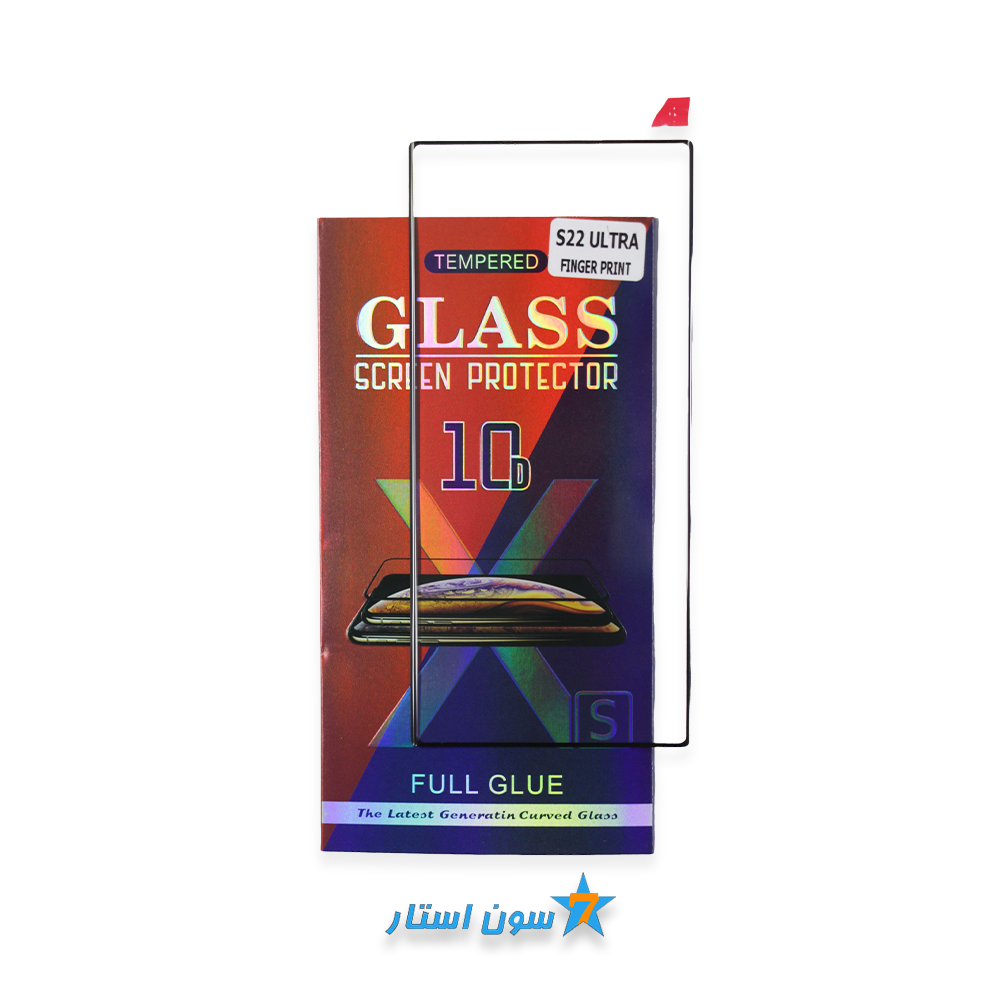 گلس فول چسبEdge سامسونگ S22 Ultra — تصویر ۲