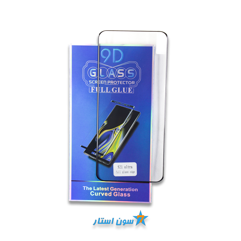 گلس فول چسبEdge سامسونگ S21 ultra — تصویر ۲