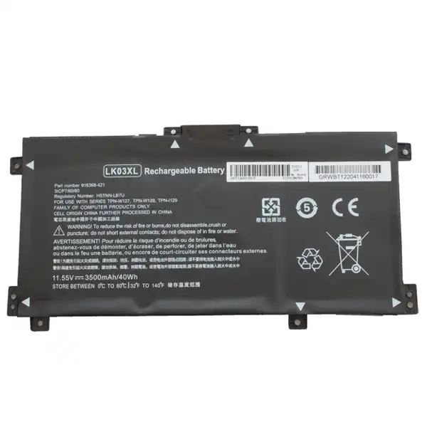 باتری لپ تاپ اچ پی HP Envy X360 15M-BP000 – LK03XL – 3Cell – 3500mAh