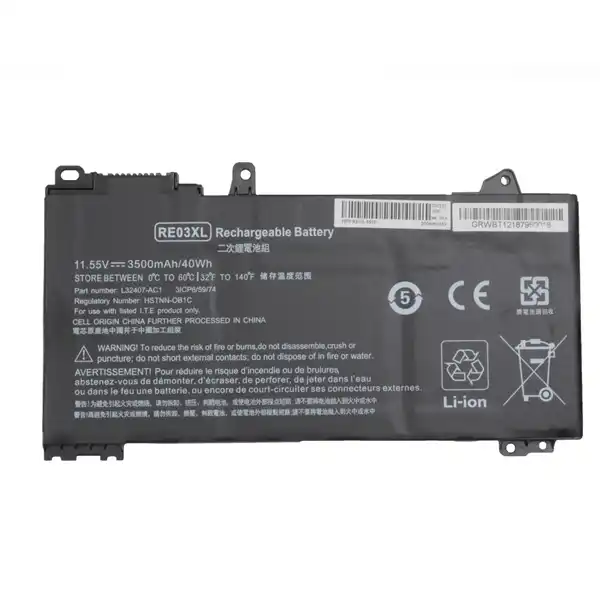 باتری لپ تاپ اچ پی HP Probook 430 440 450 G6 – RE03XL – 3Cell – 3500mAh — تصویر ۲