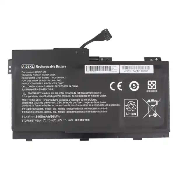 باتری لپ تاپ اچ پی 6سلولی HP Z book – AI06XL – 8420mAh