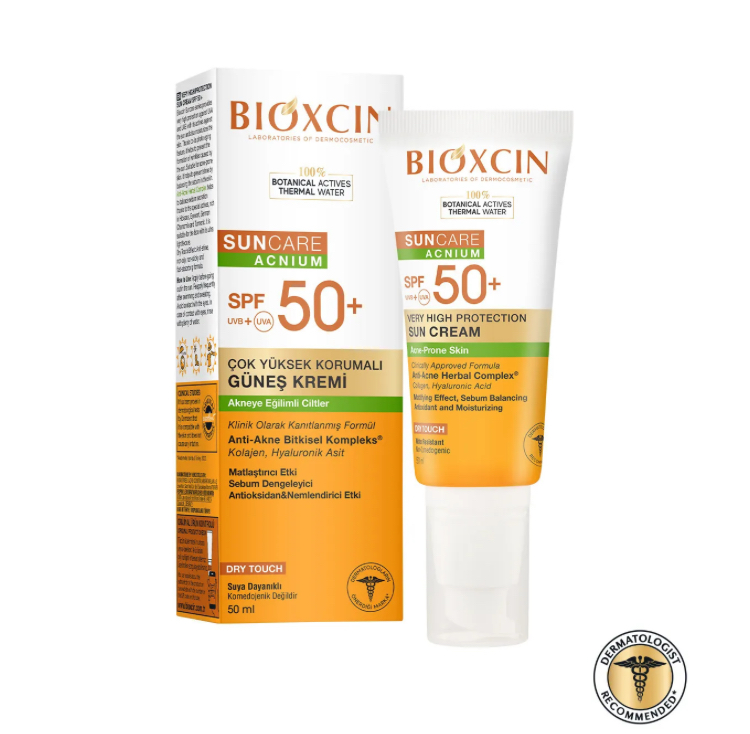 ضد آفتاب بی رنگ ضدلک وضد جوش پوست چرب Bioxcin اصل (با ضمانت) — تصویر ۲