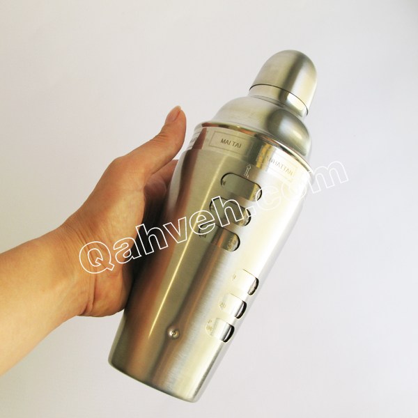 شیکر استیل | خرید آنلاین شیکر(همزن) دستی استیل 550ml - قهوه دات کام