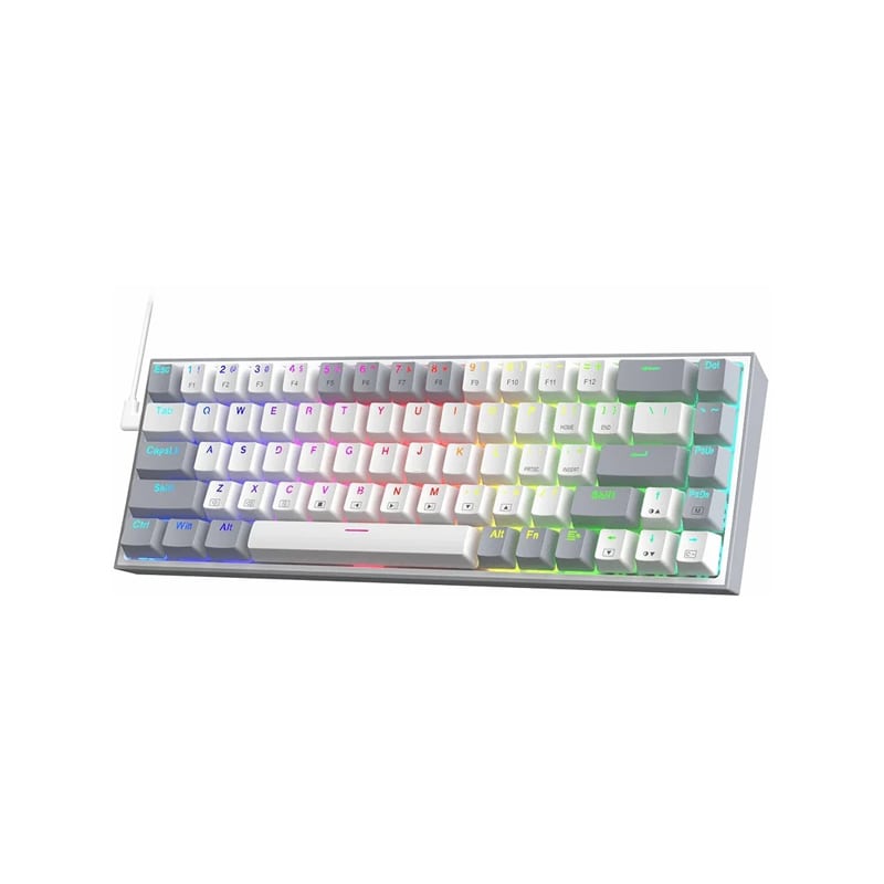 کیبورد گیمینگ ردراگون مدل REDRAGON Castor K631 RGB White/Grey — تصویر ۲